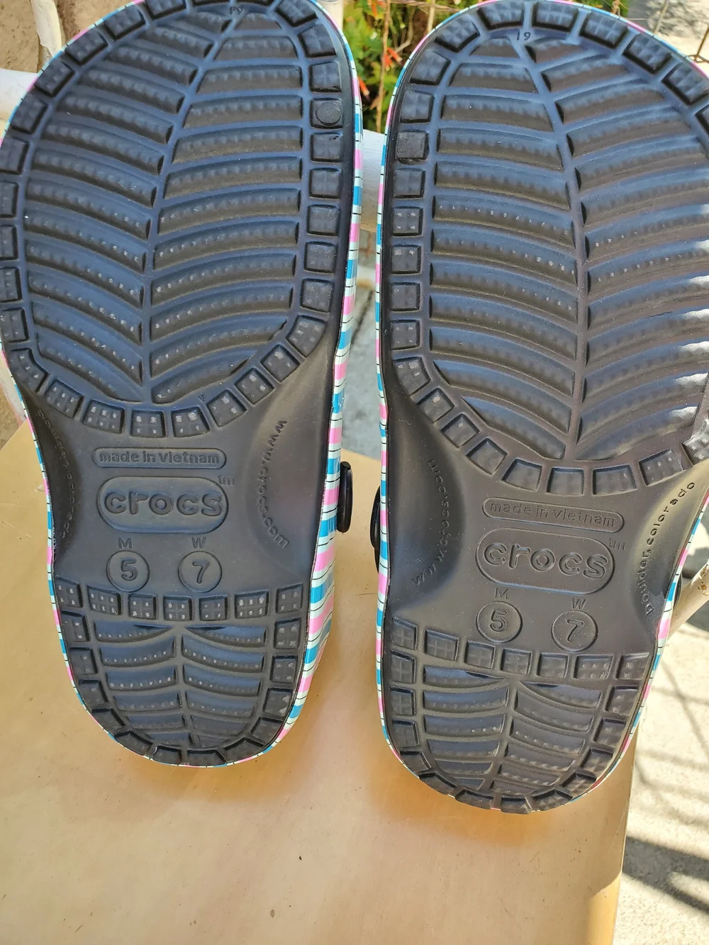 CROCS Disney Haunted Mansion Black Clog Sandals with Teal & Purple Cartoon Print - Picture 5 of 9